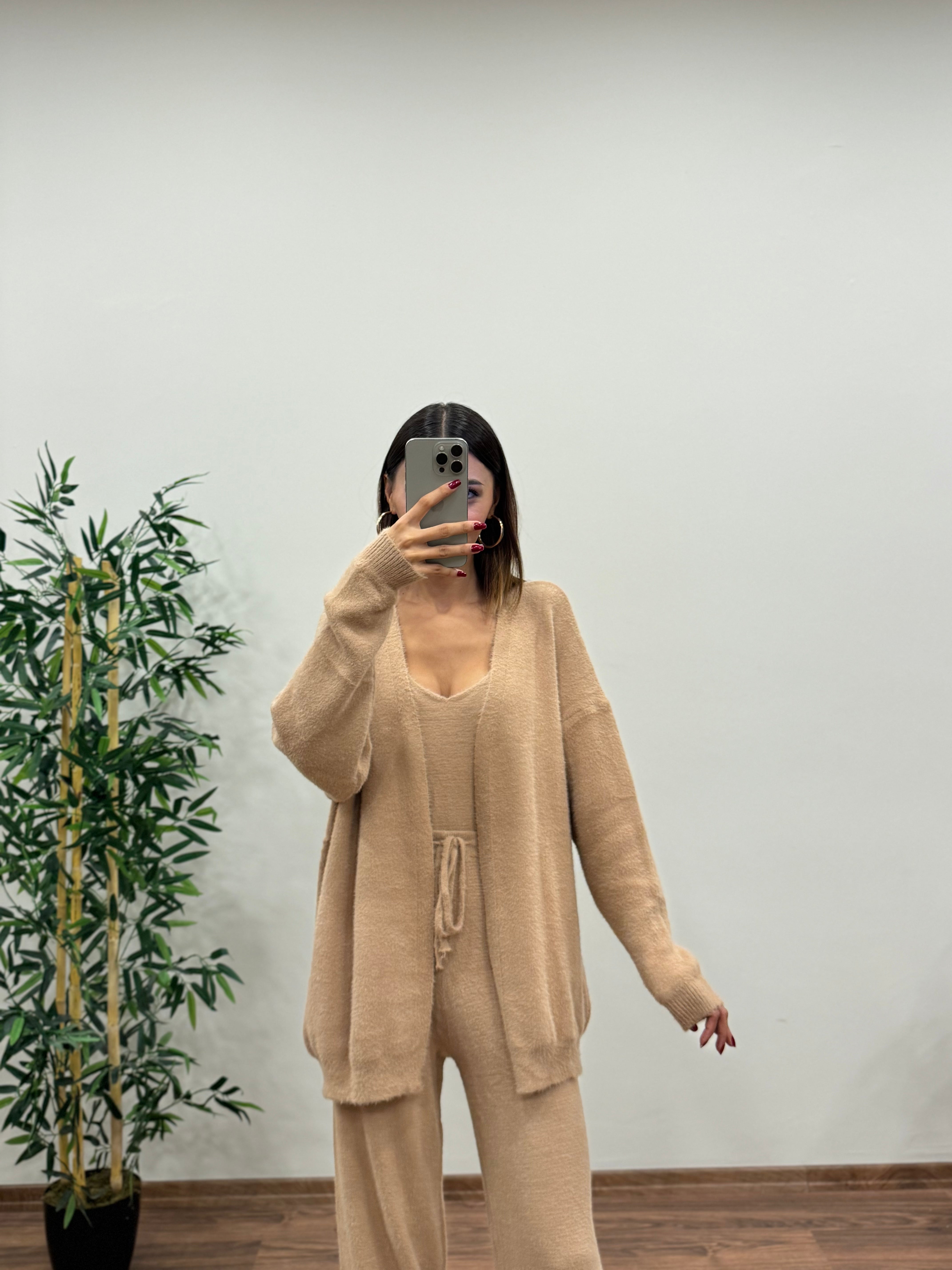 Moon 3lü Bej Takım