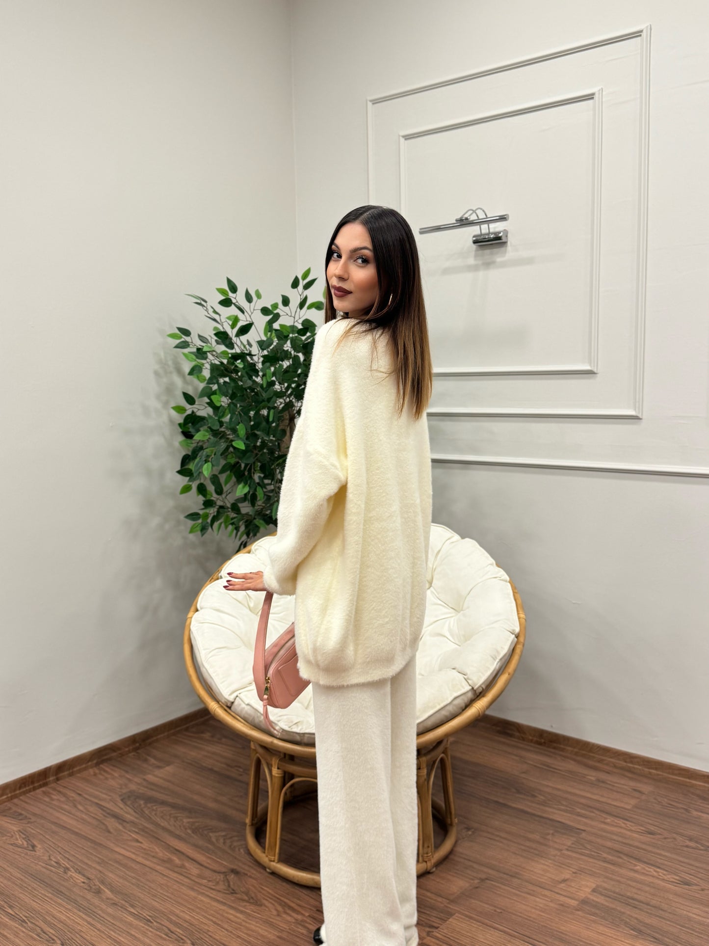 Moon 3lü Ekru Takım