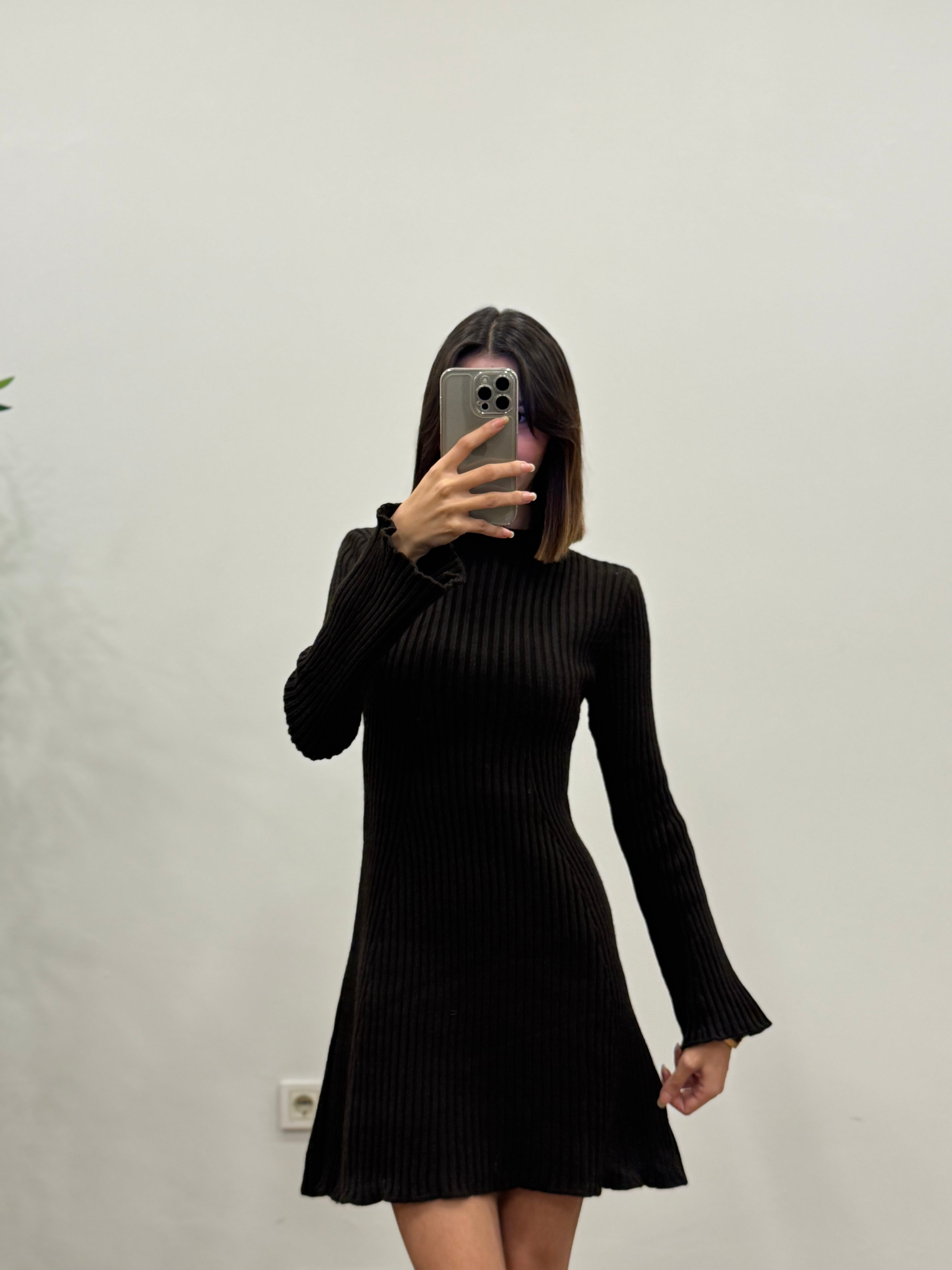 Triko İspanyol Pinterest Kahverengi Elbise