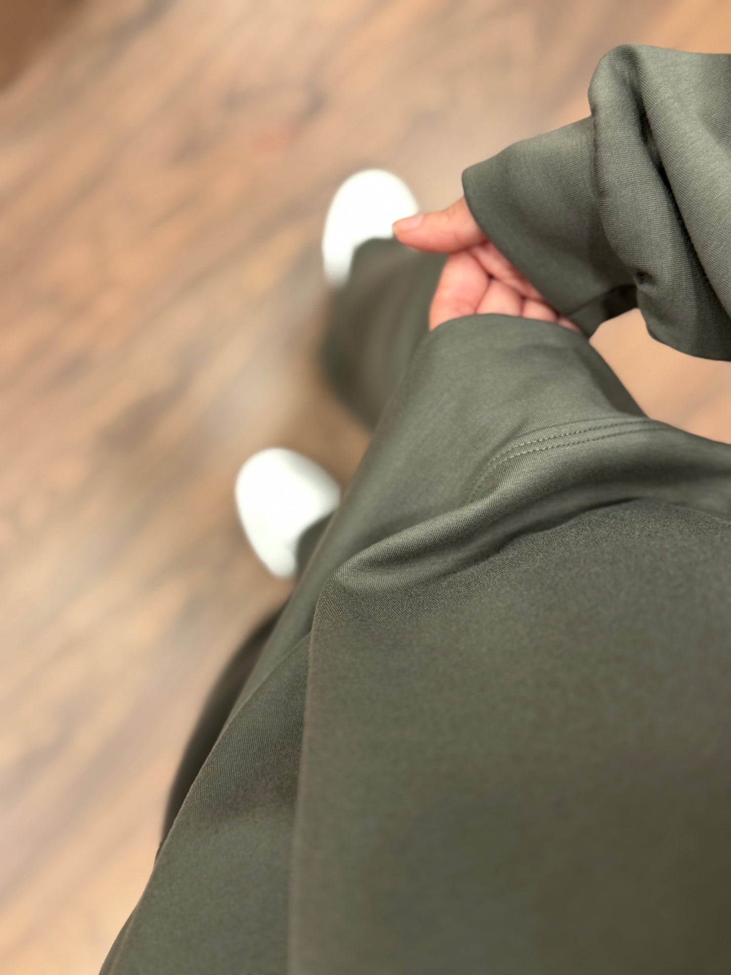 Basic Modal Kumaş Haki Takım