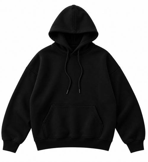 Taş Baskı Angel Wings Siyah Sweatshirt