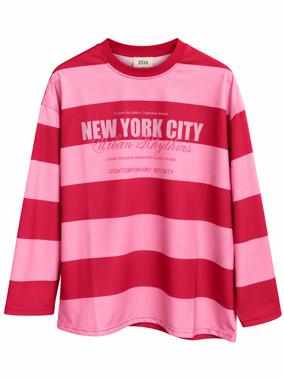 Viral New York City Baskılı Bluz