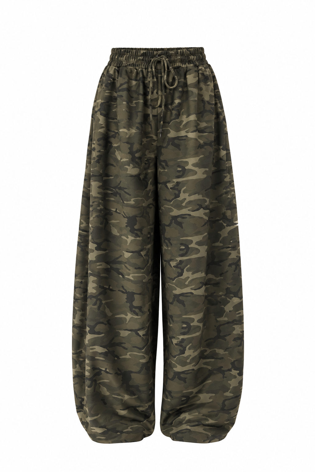 Kamuflaj Desen Oversize Pantolon