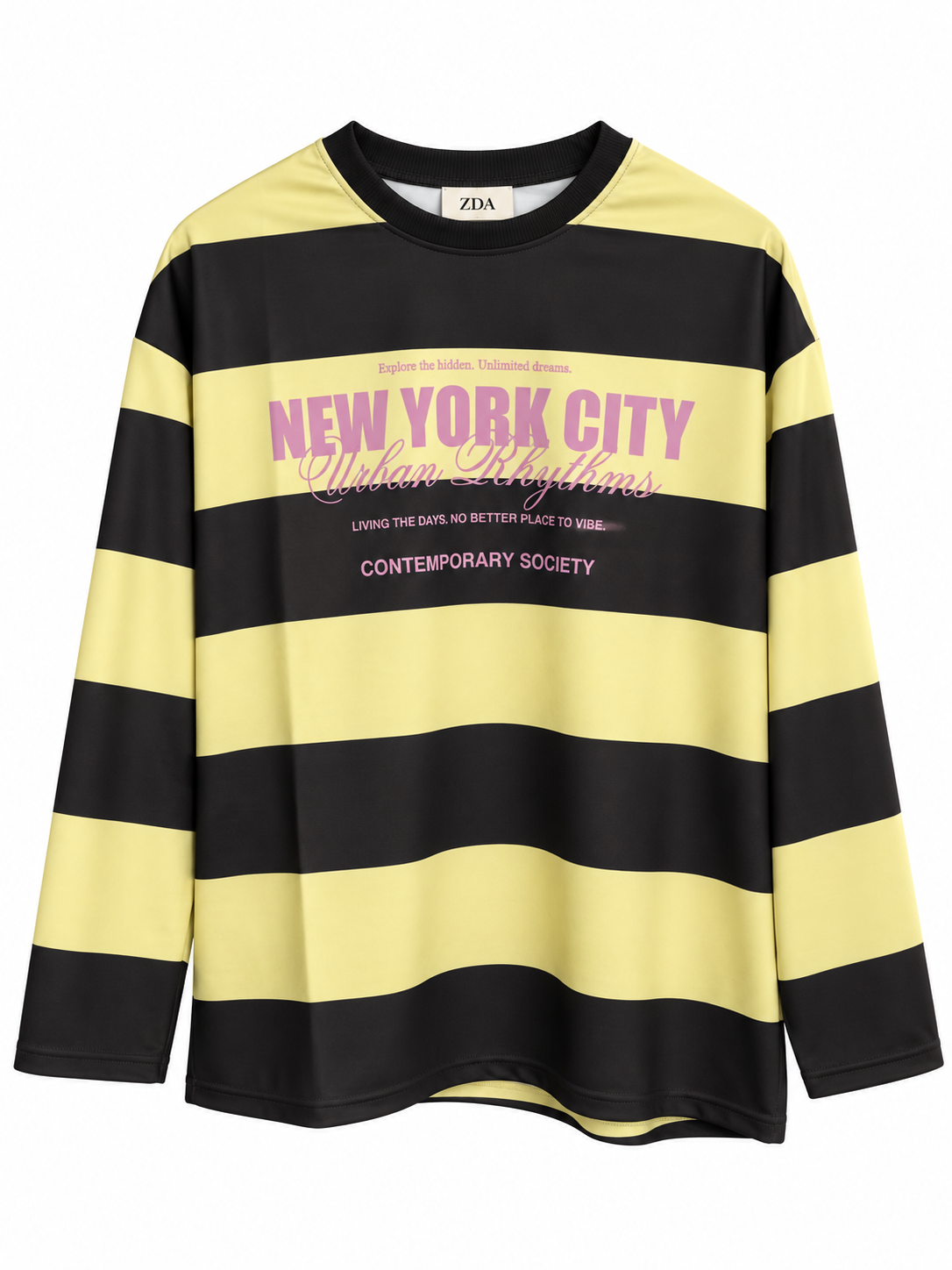 Viral New York City Baskılı Bluz