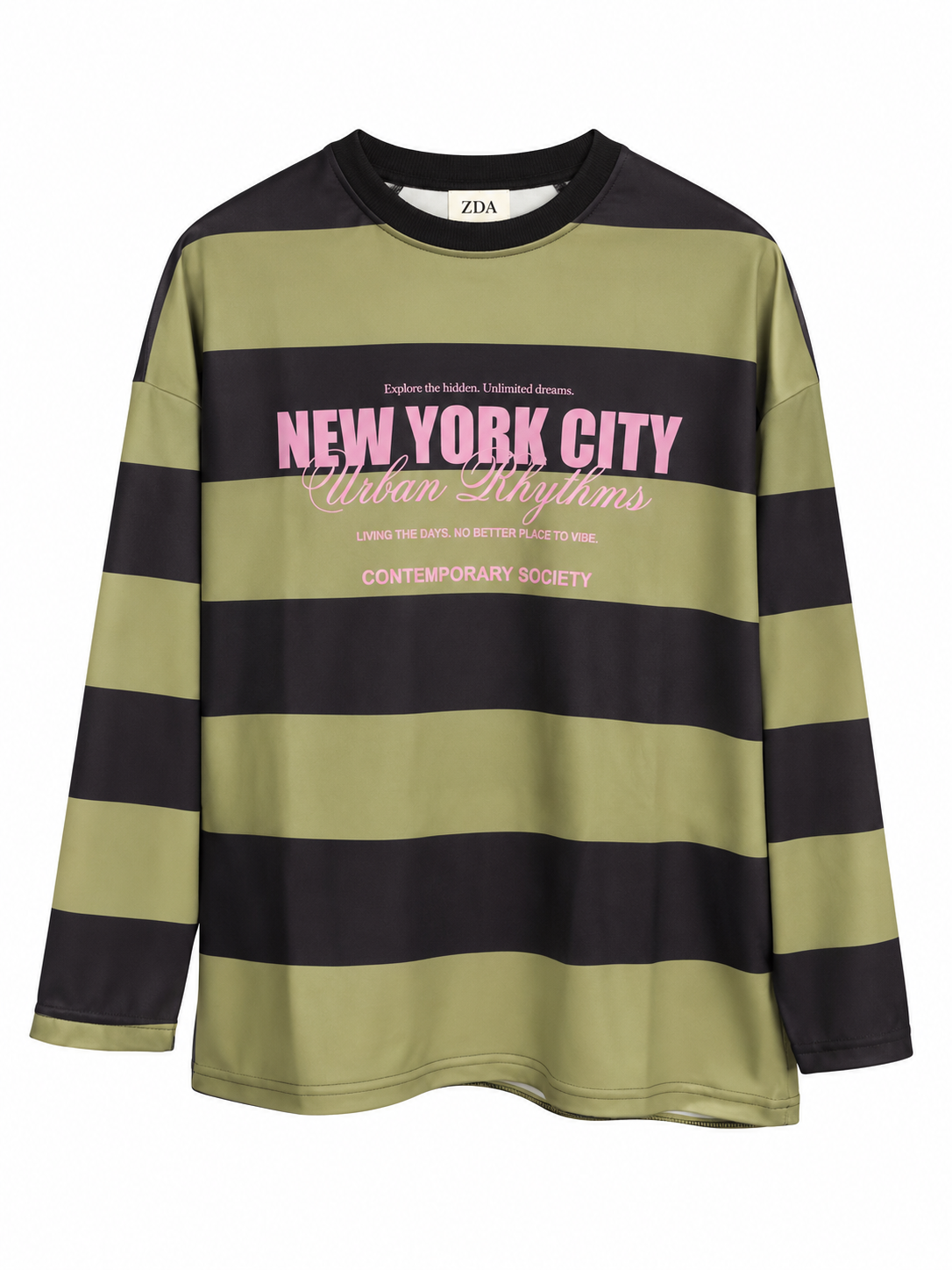 Viral New York City Baskılı Bluz
