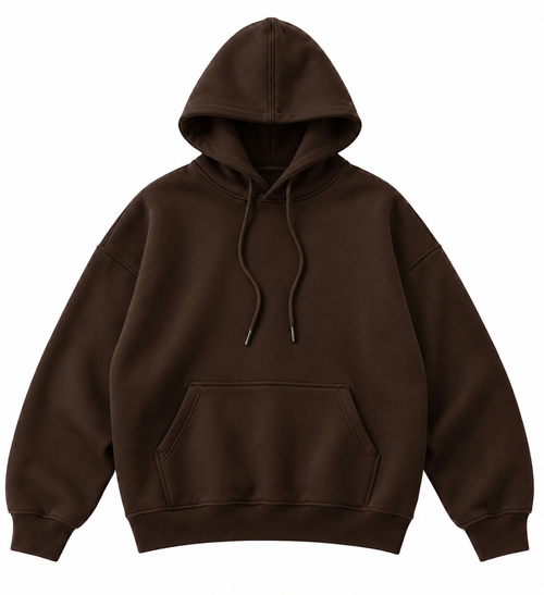 Taş Baskı Angel Wings Kahverengi Sweatshirt