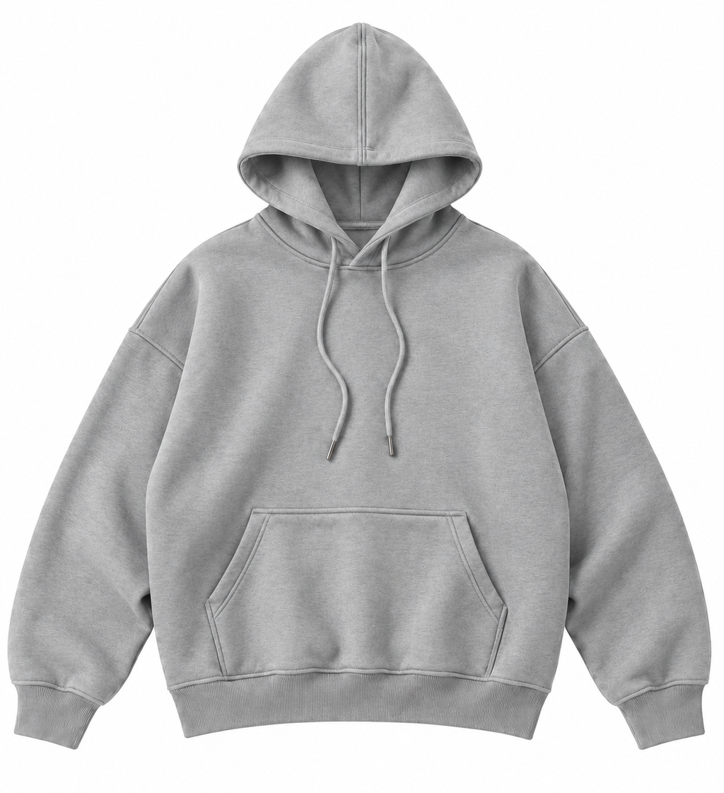 Taş Baskı Angel Wings Gri Sweatshirt