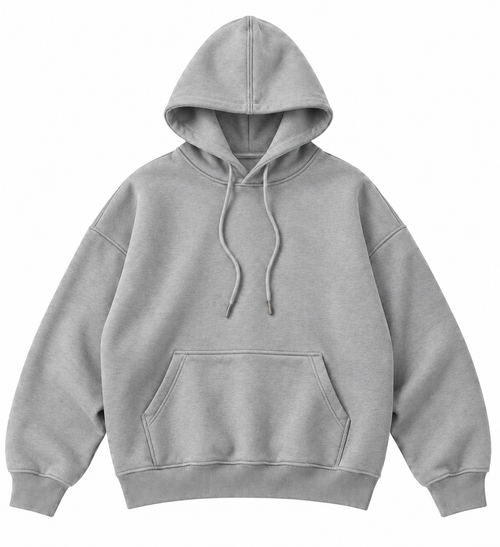Taş Baskı Angel Wings Gri Sweatshirt