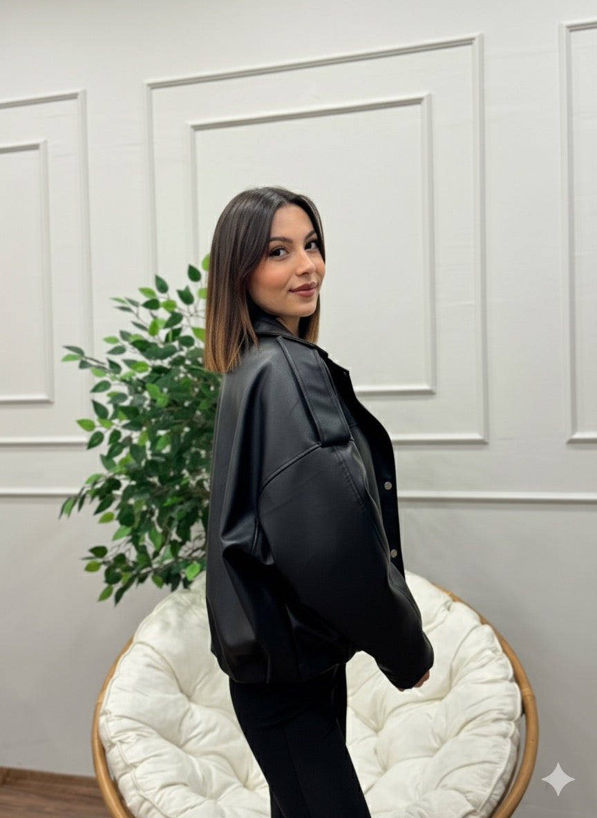 Harley Siyah Deri Ceket