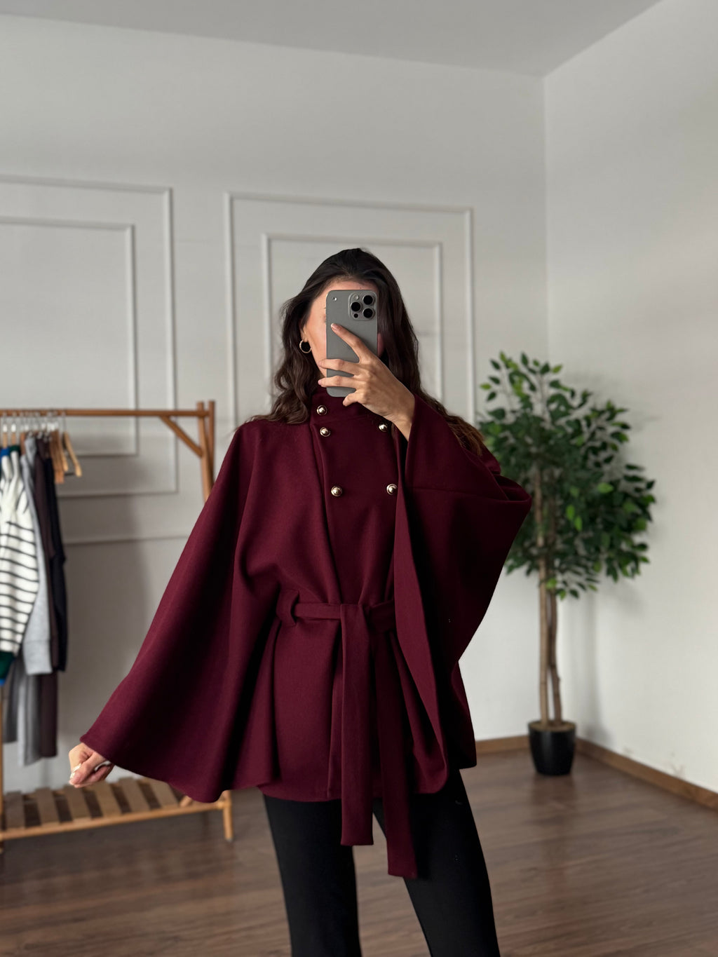 Nore Kaşe Bordo Premium Panço