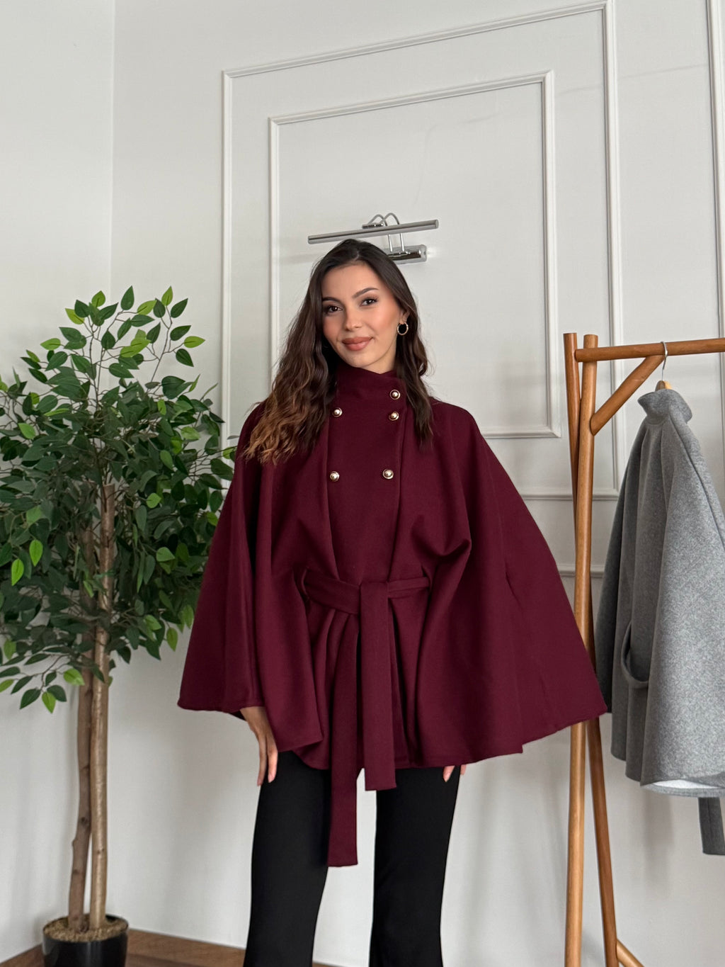 Nore Kaşe Bordo Premium Panço