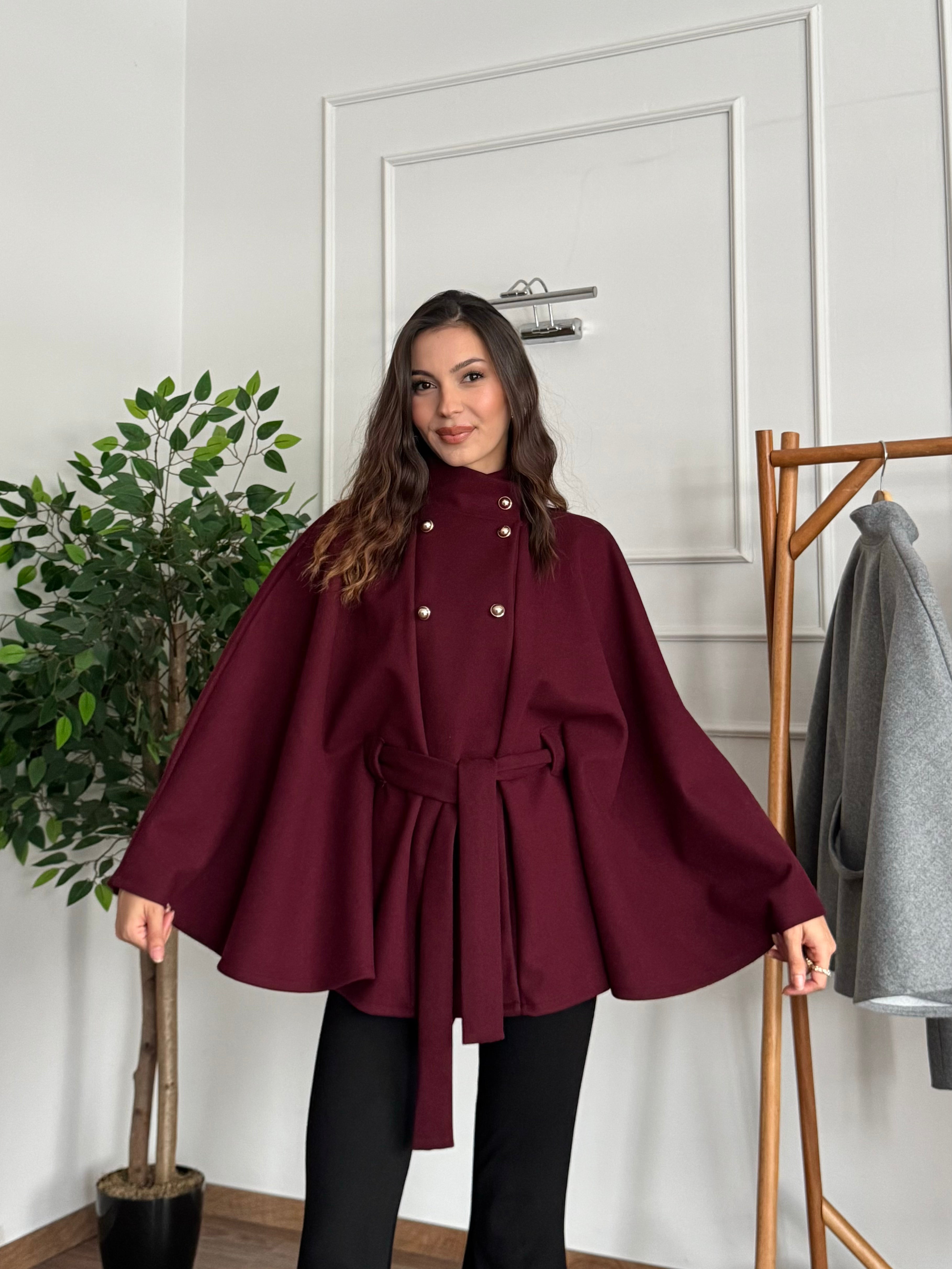 Nore Kaşe Bordo Premium Panço