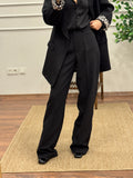 Siyah Premium Palazzo Pantolon