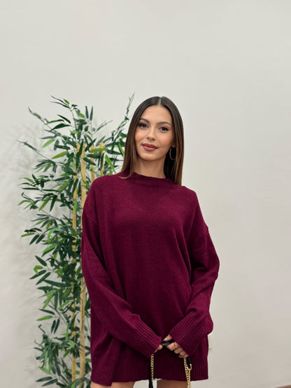 Massi Oversize Bordo Kazak