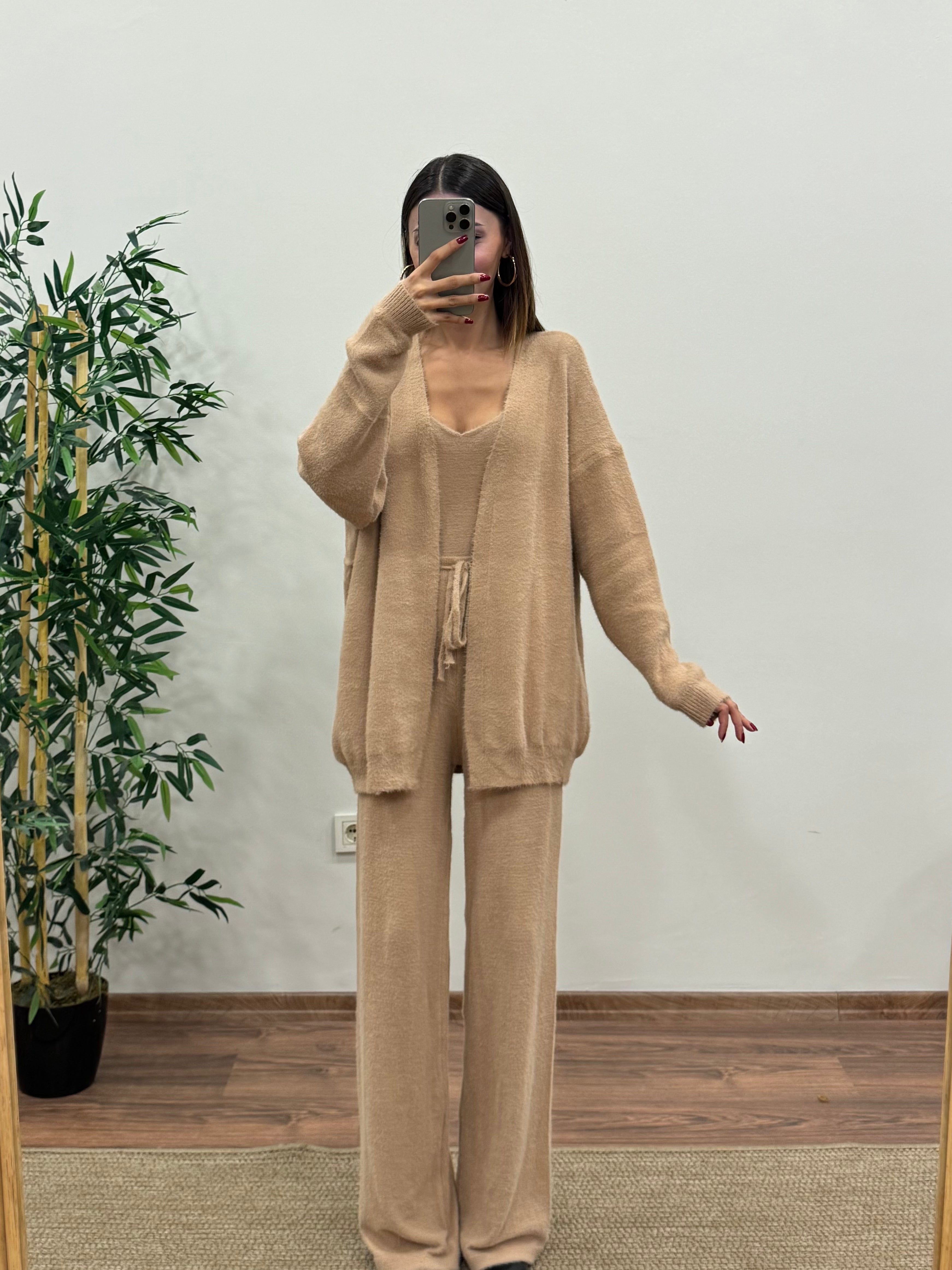 Moon 3lü Bej Takım