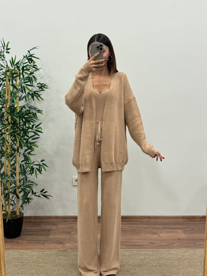 Moon 3lü Bej Takım