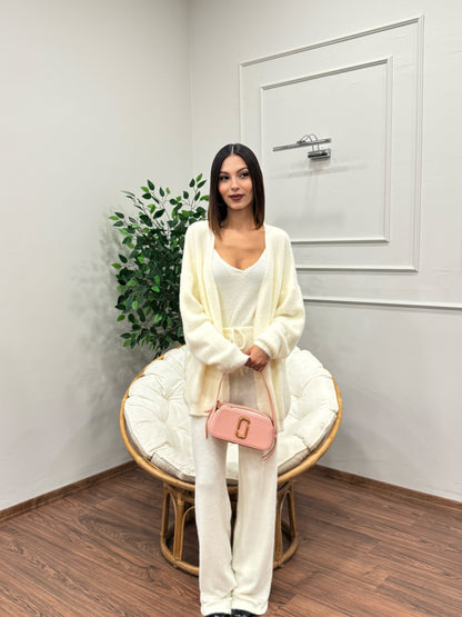 Moon 3lü Ekru Takım