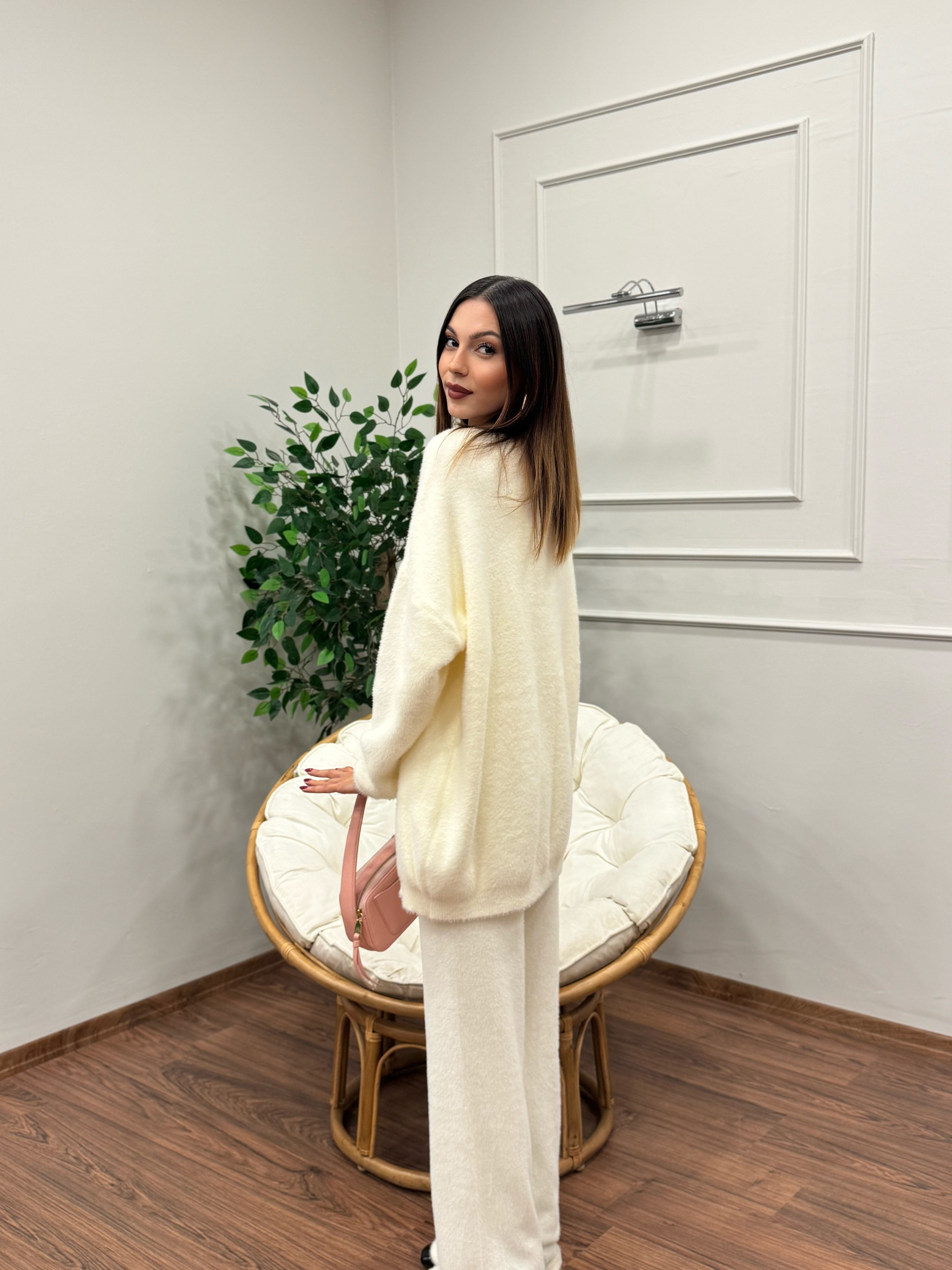 Moon 3lü Ekru Takım