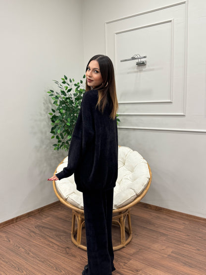 Moon 3lü Siyah Takım