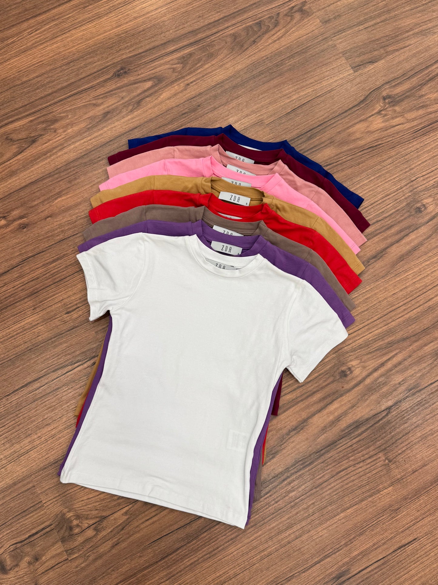 ZDA Basic Beyaz Bluz