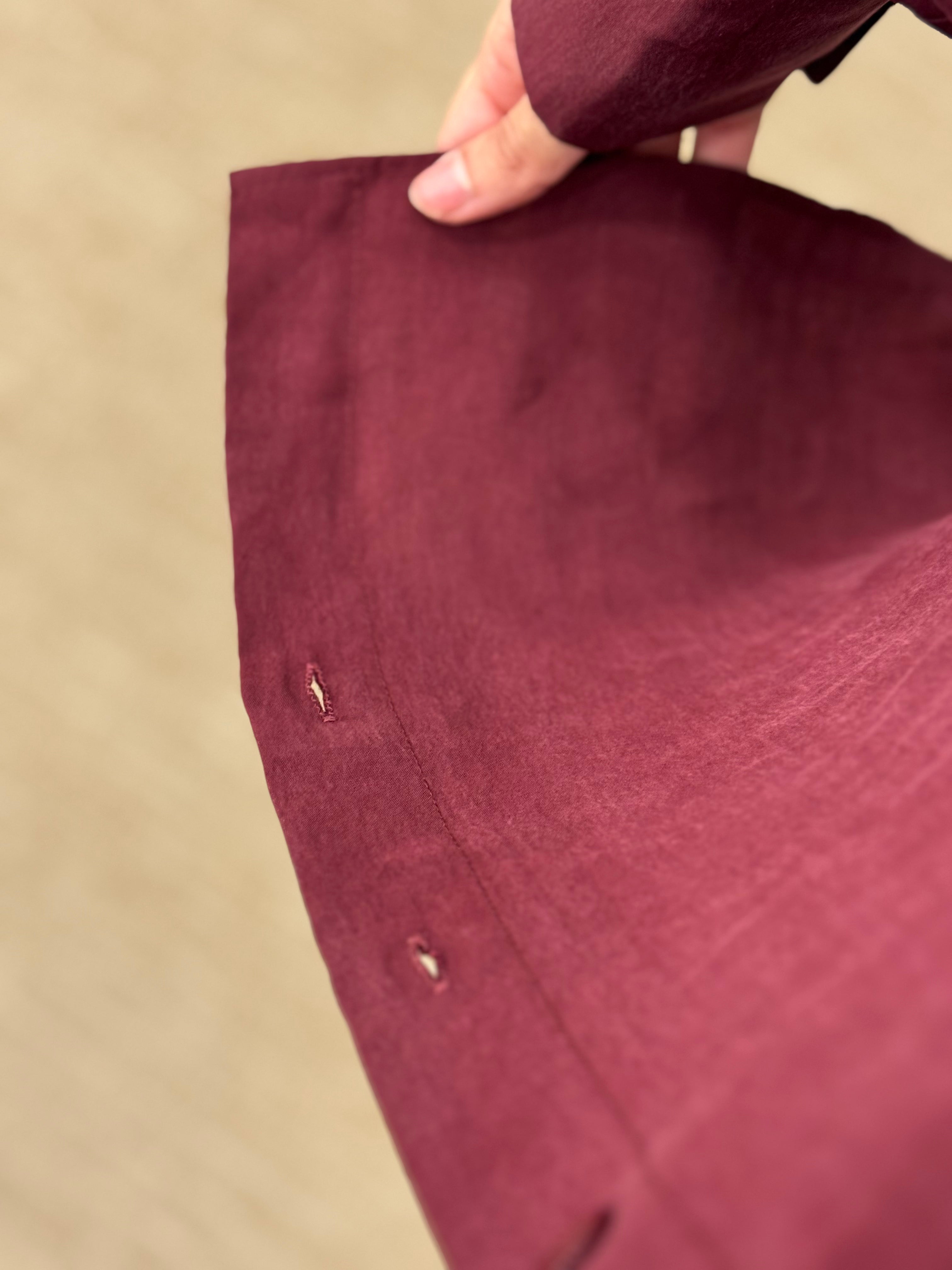Bordo  Premium Tensel Kumaş Takım