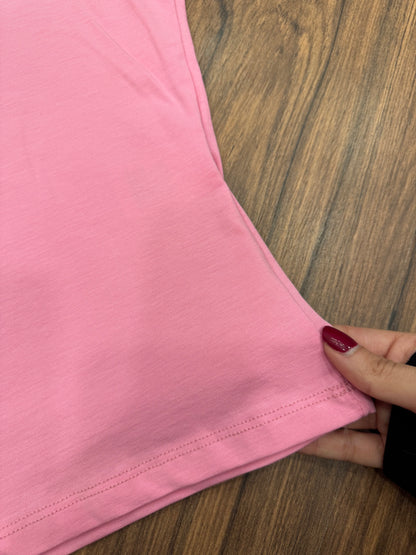 ZDA Basic Pembe Bluz