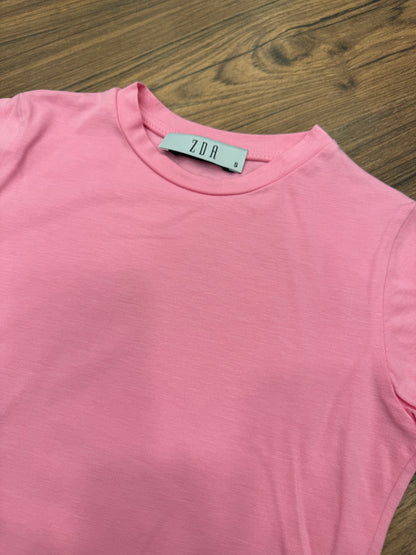 ZDA Basic Pembe Bluz