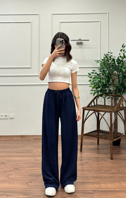 Mery Modal Kumaş Lacivert Pantolon