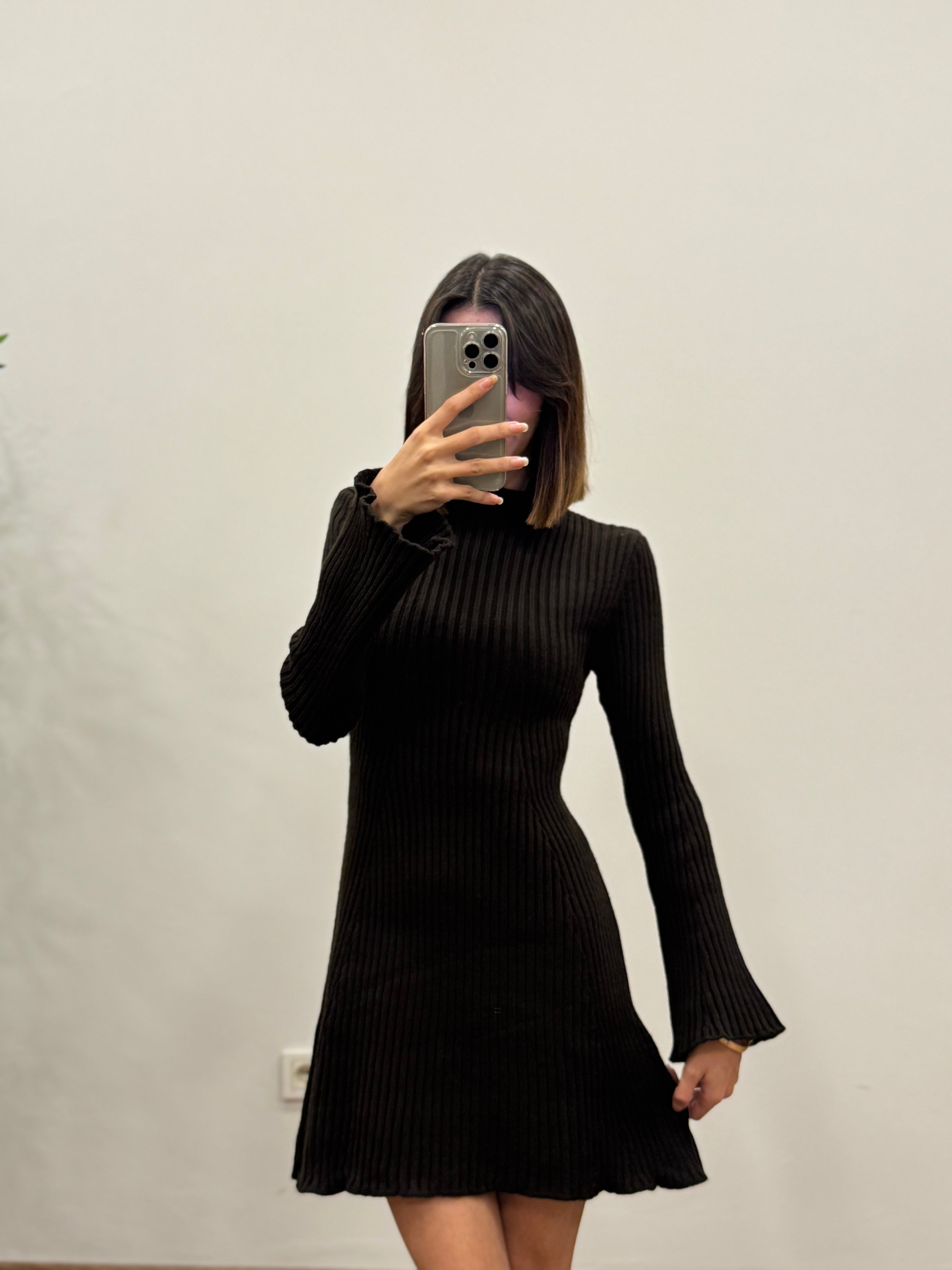 Triko İspanyol Pinterest Kahverengi Elbise