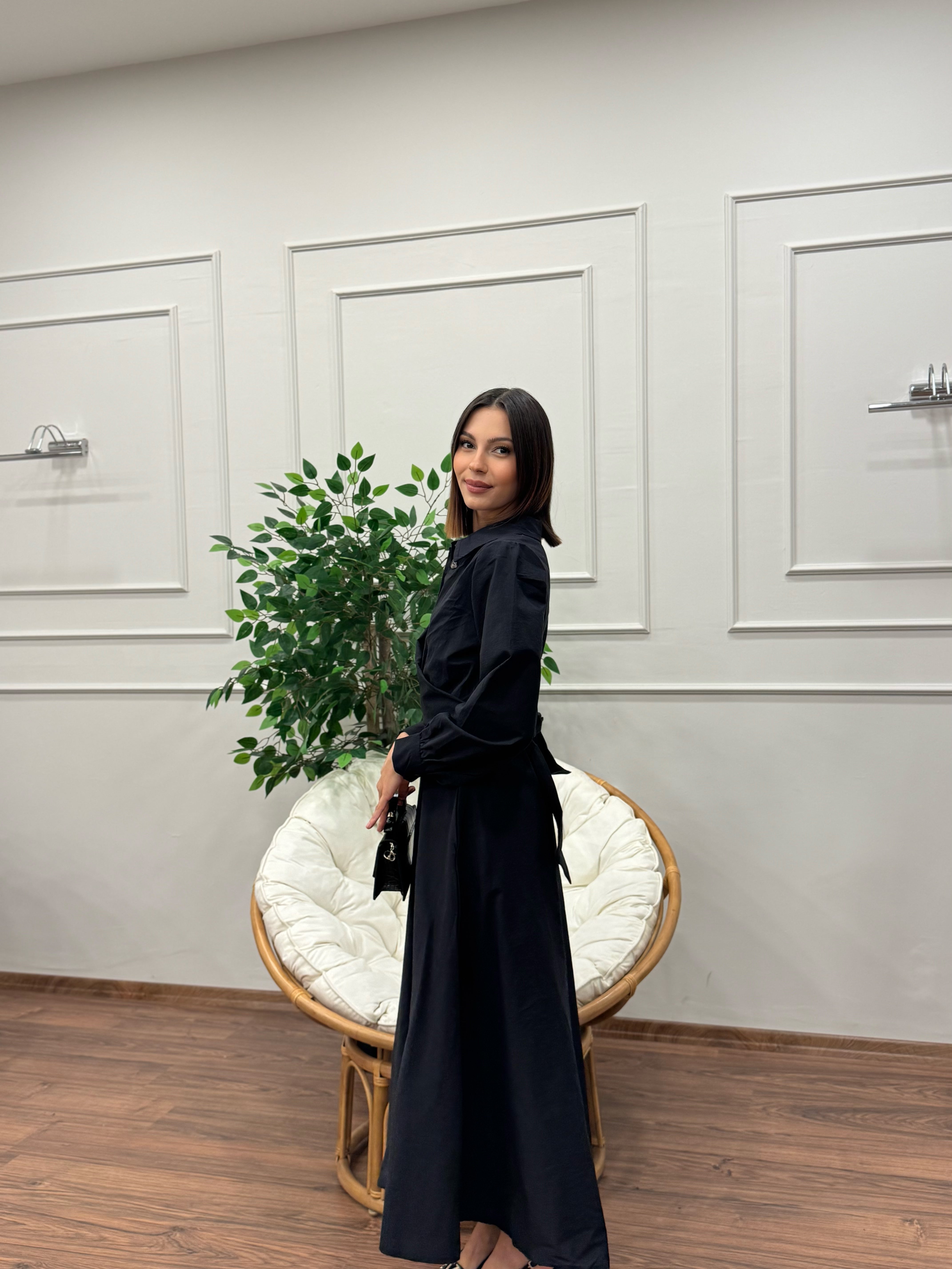 Davina Belden Bağlama Detay Elbise