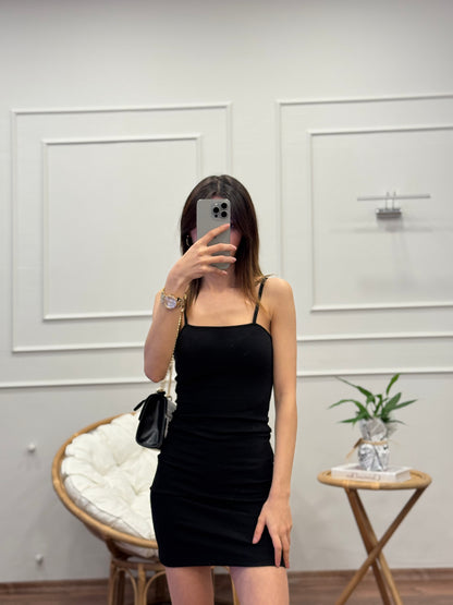 İp Askı Mini Elbise