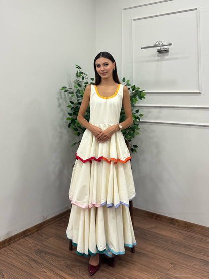 Ophalie Volanlı Elbise
