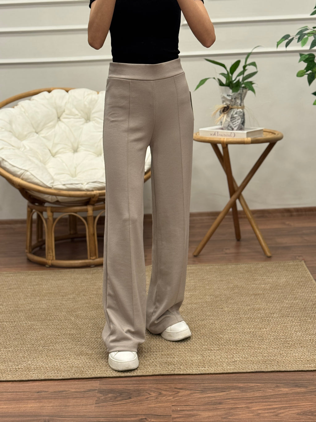 Modal Kumaş Alo Yoga İspanyol Bej (vizon) Pantolon