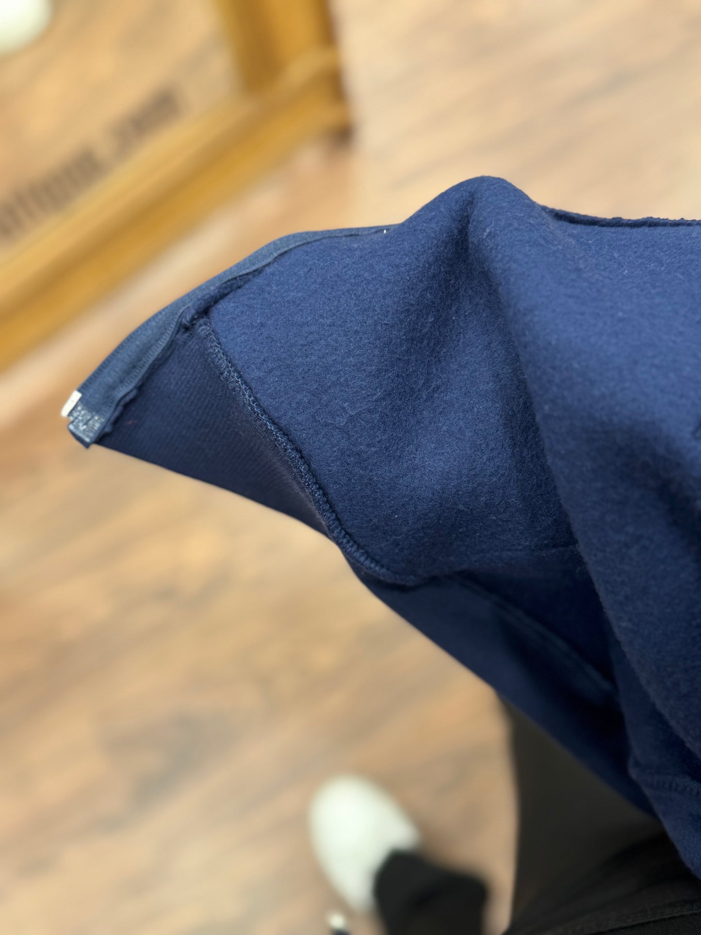 Lisa Kapüşonlu Lacivert Hoodie