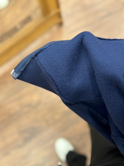 Lisa Kapüşonlu Lacivert Hoodie
