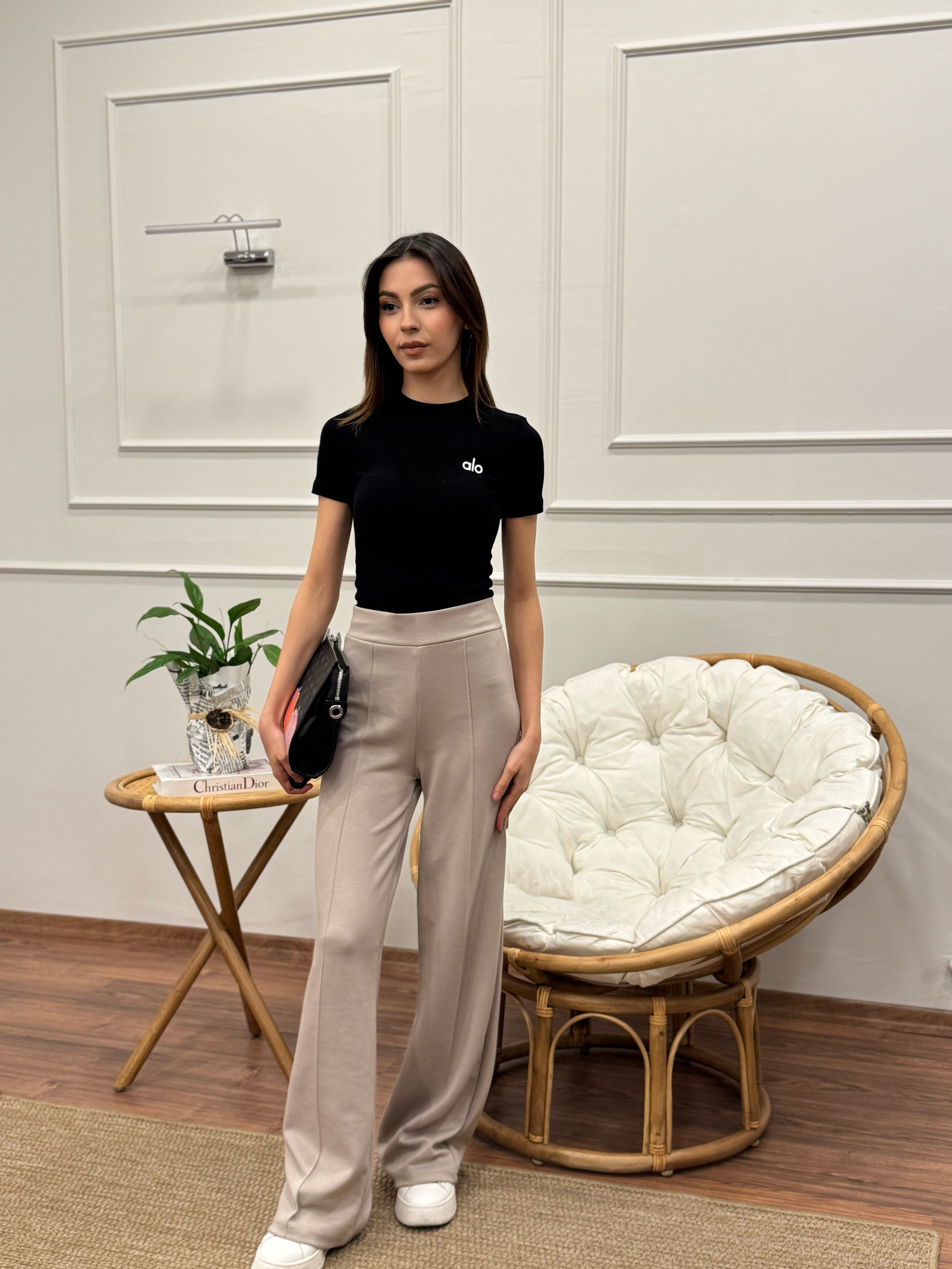 Modal Kumaş Alo Yoga İspanyol Bej (vizon) Pantolon