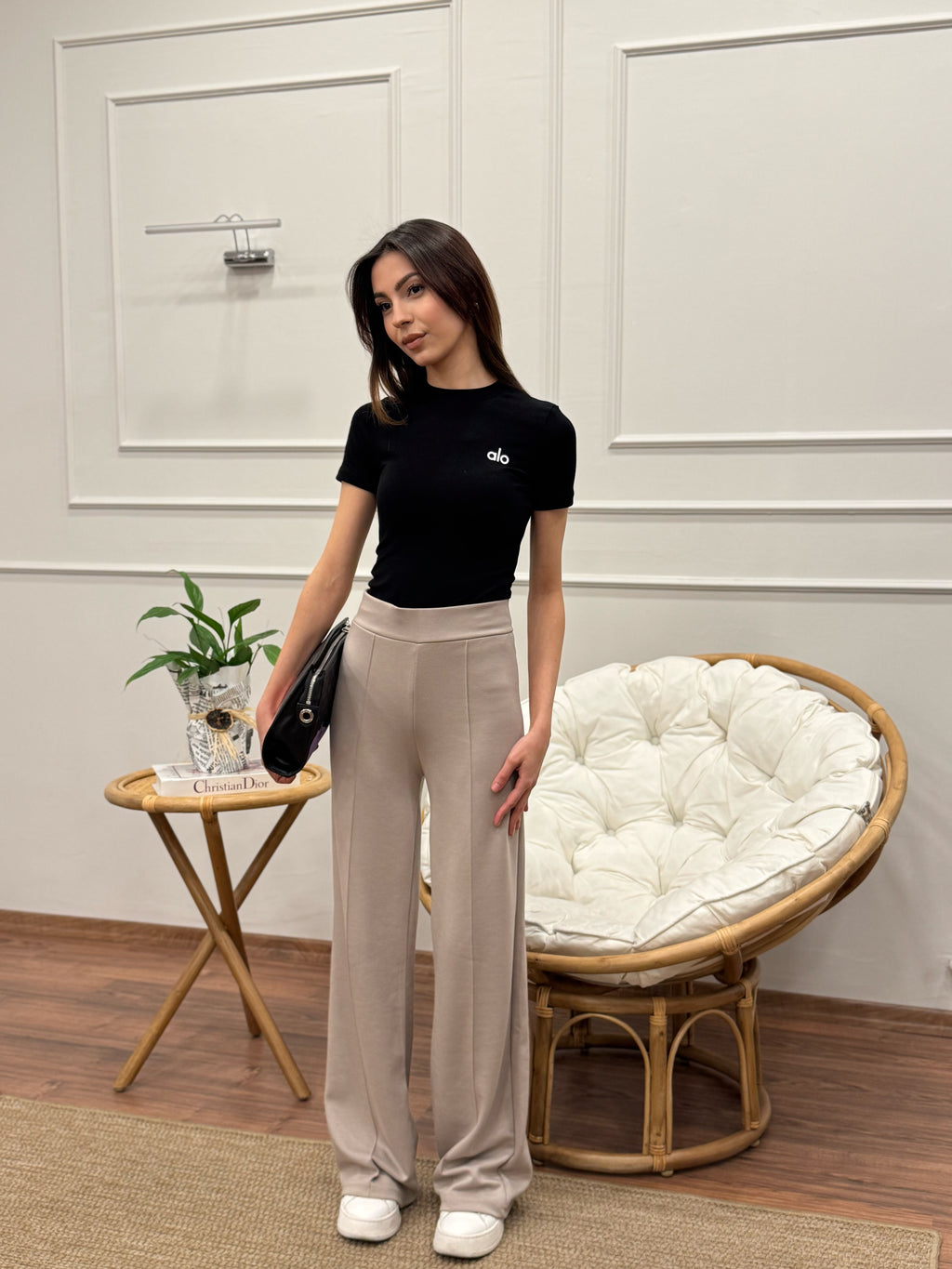 Modal Kumaş Alo Yoga İspanyol Bej (vizon) Pantolon