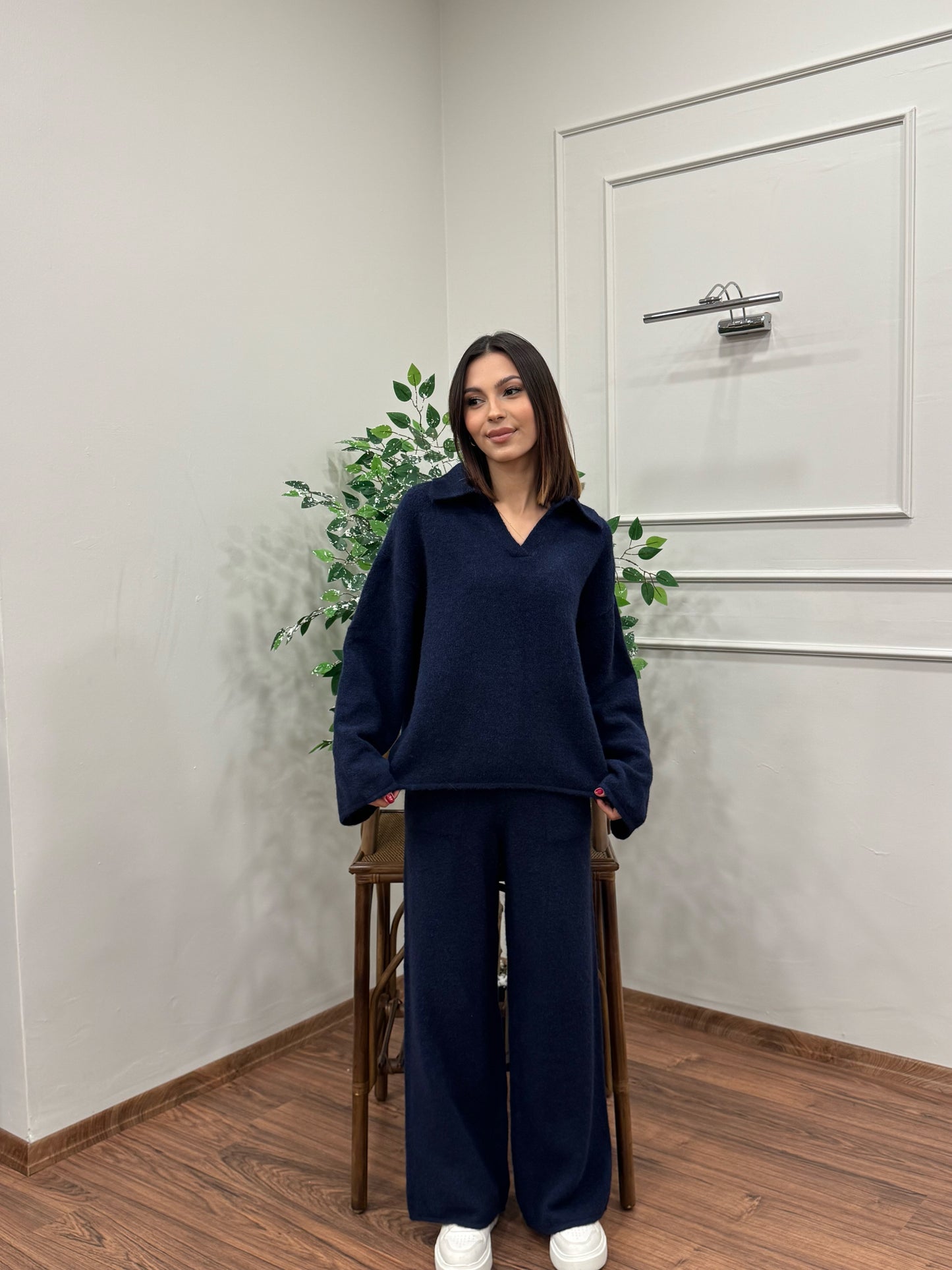 Venüs Triko Yumoş Lacivert Takım