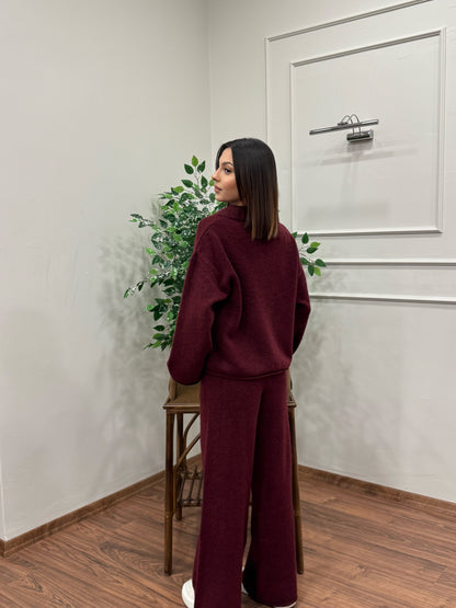 Venüs Triko Yumoş Bordo Takım