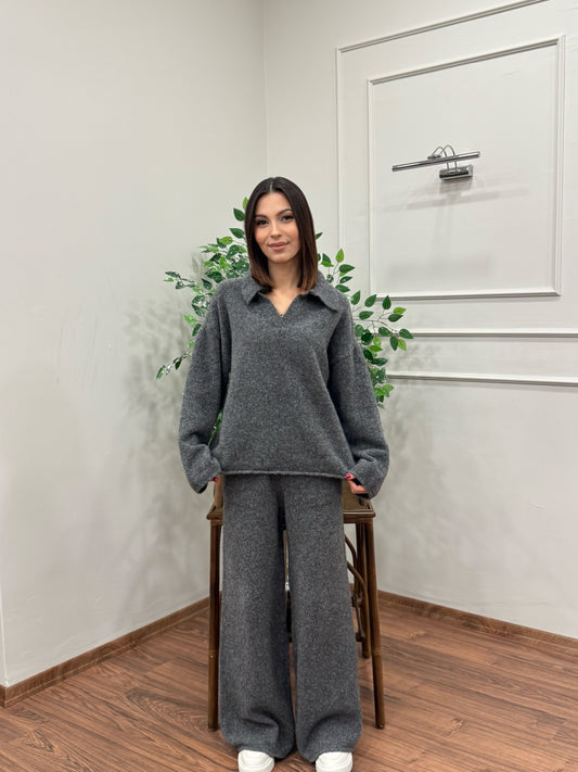 Venüs Triko Yumoş Gri Takım