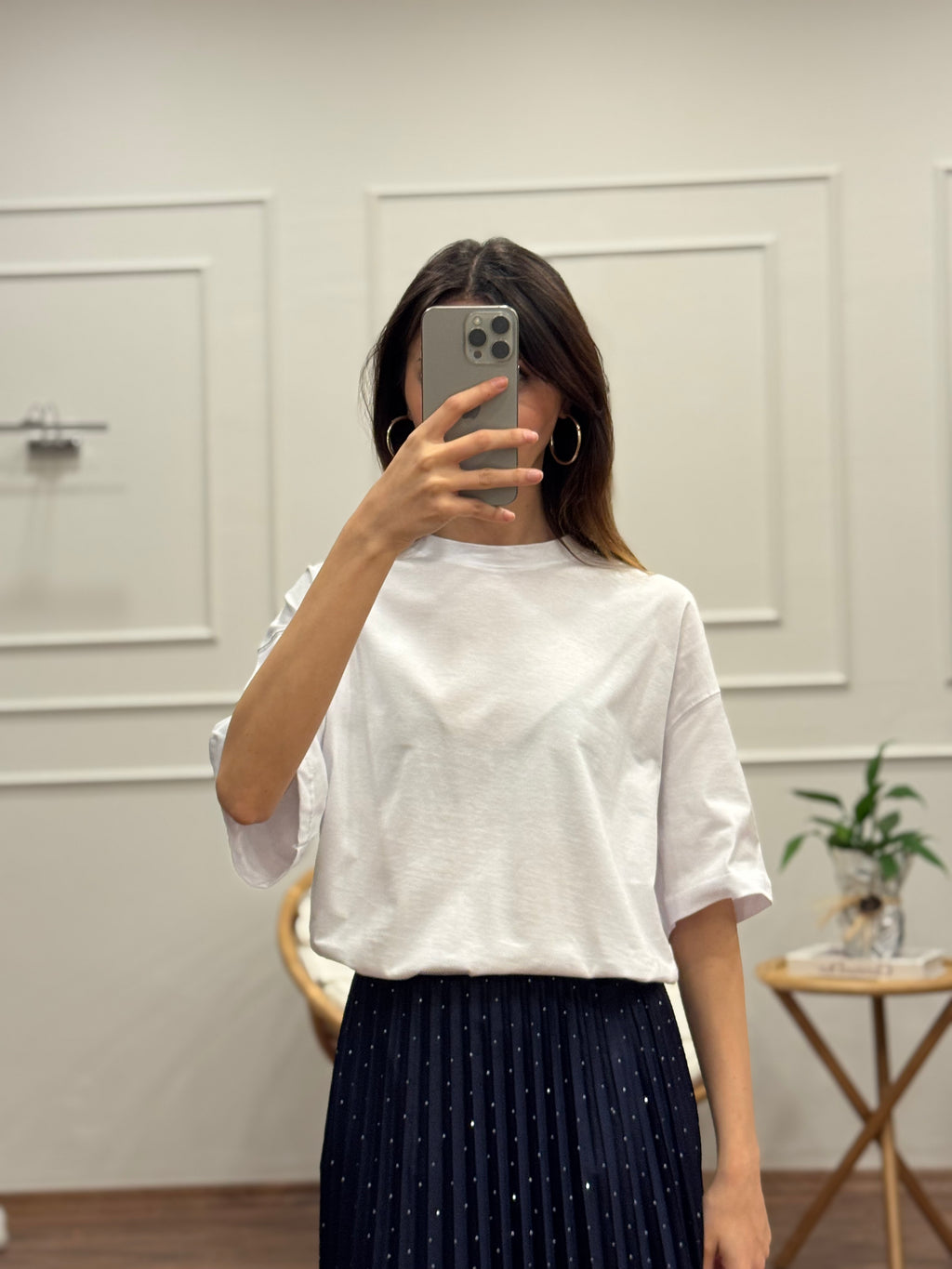 Beyaz Basic T-shirt