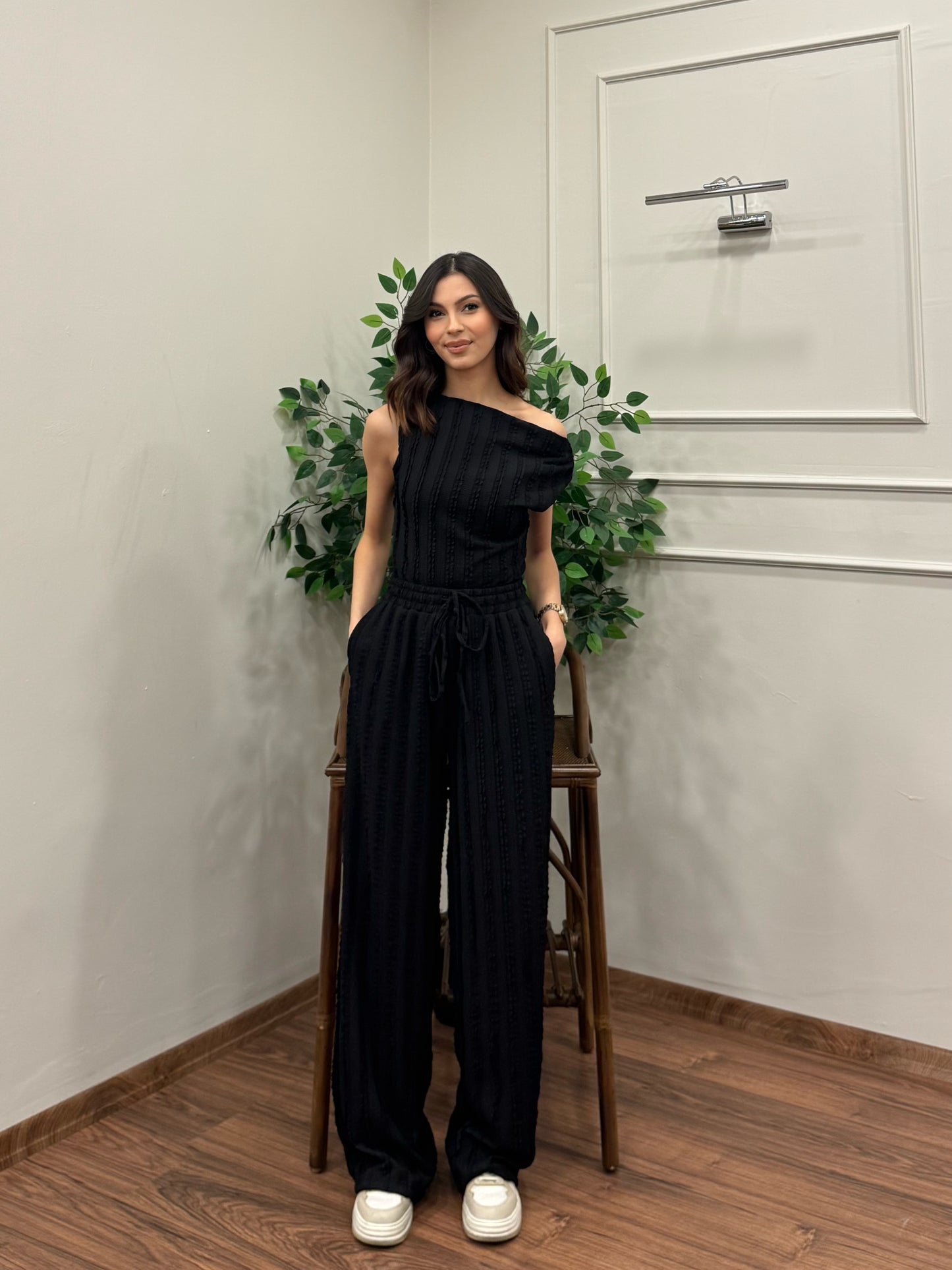 Lexi Krinkıl Siyah Takım
