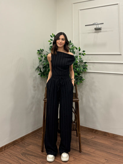 Lexi Krinkıl Siyah Takım