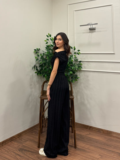 Lexi Krinkıl Siyah Takım