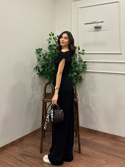 Lexi Krinkıl Siyah Takım