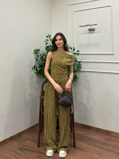 Lexi Krinkıl Yağ Yeşili Takım