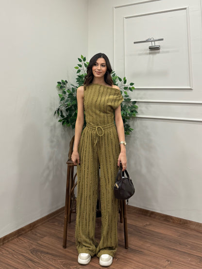 Lexi Krinkıl Yağ Yeşili Takım