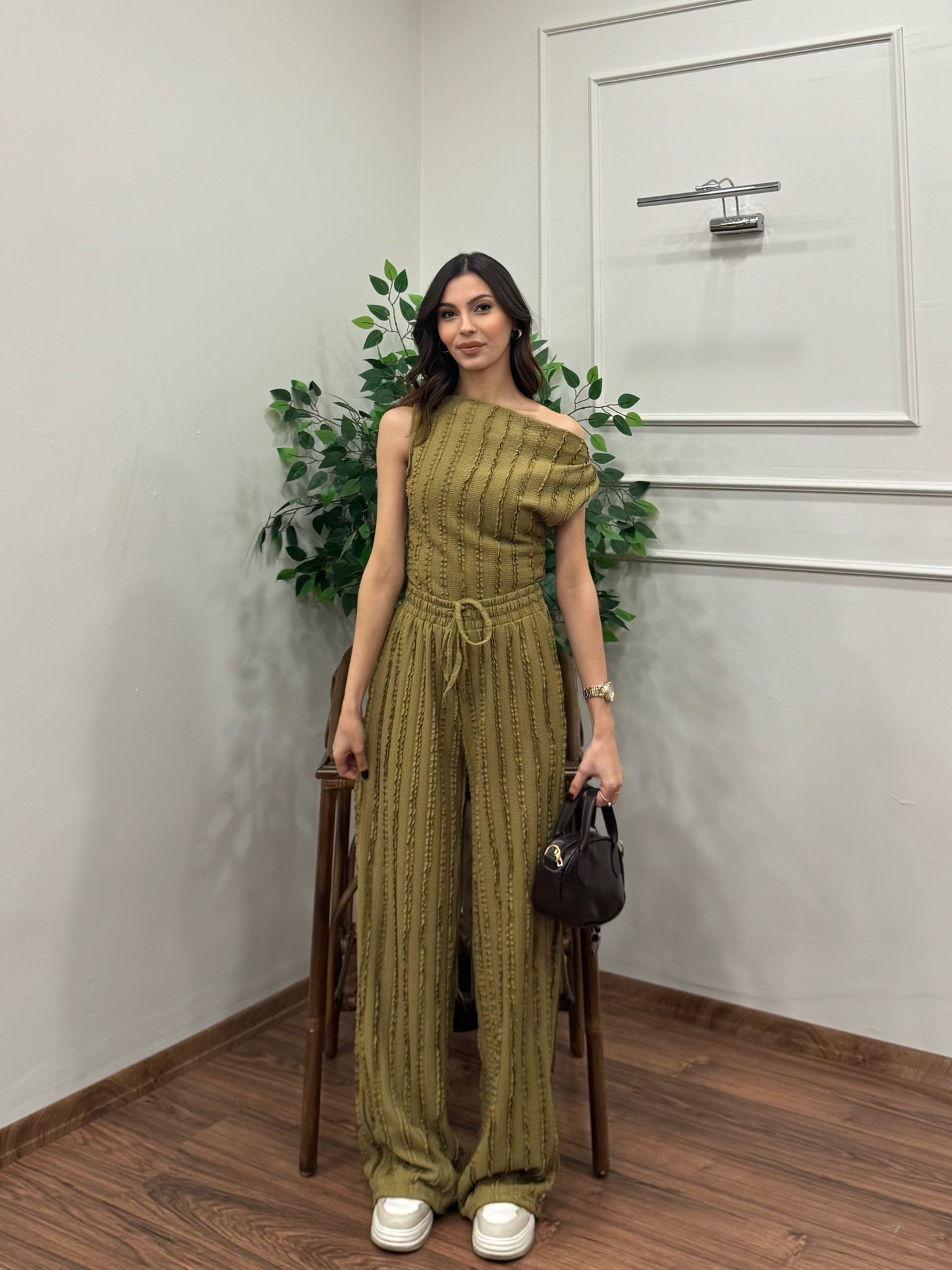 Lexi Krinkıl Yağ Yeşili Takım