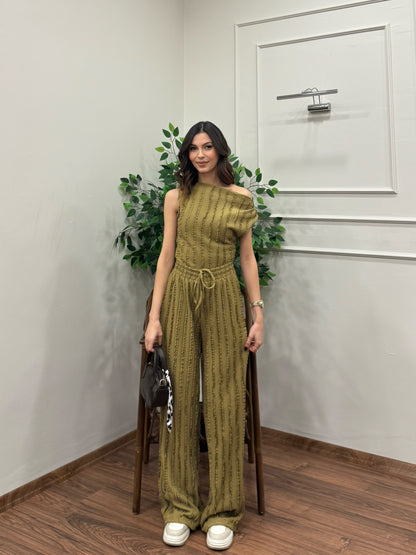 Lexi Krinkıl Yağ Yeşili Takım