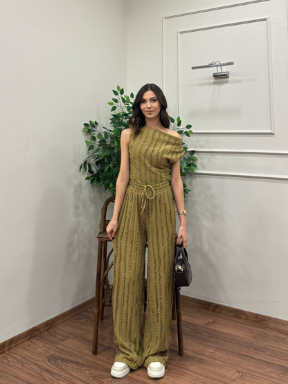 Lexi Krinkıl Yağ Yeşili Takım